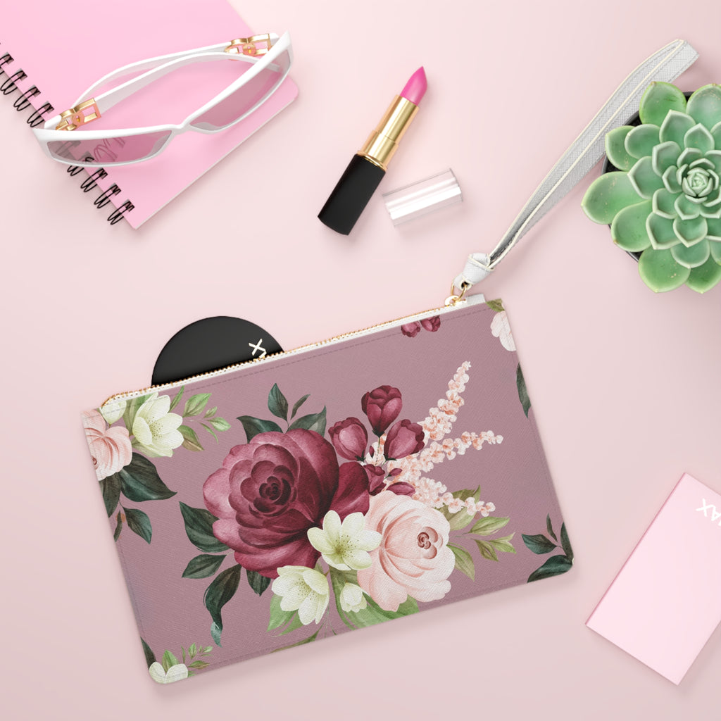 Plum Pretty Clutch Bag