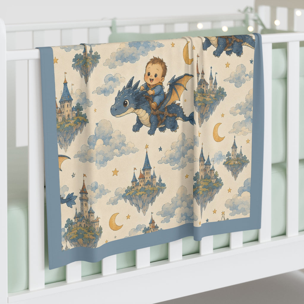 Dragon Rider Baby Swaddle Blanket (Boy)