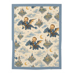 Dragon Rider Baby Swaddle Blanket (Boy)