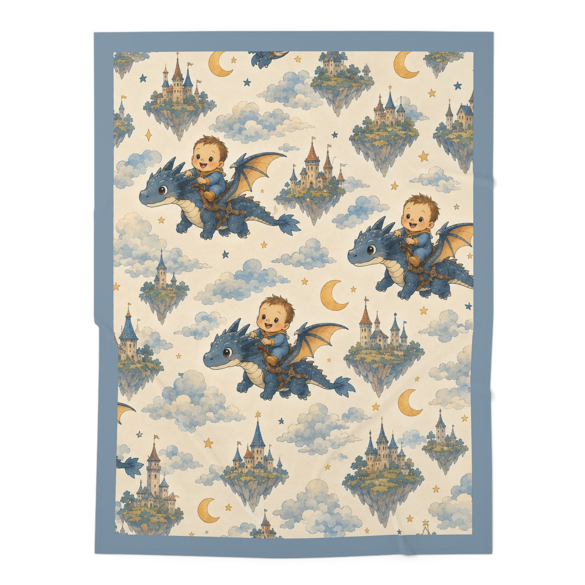 Dragon Rider Baby Swaddle Blanket (Boy)