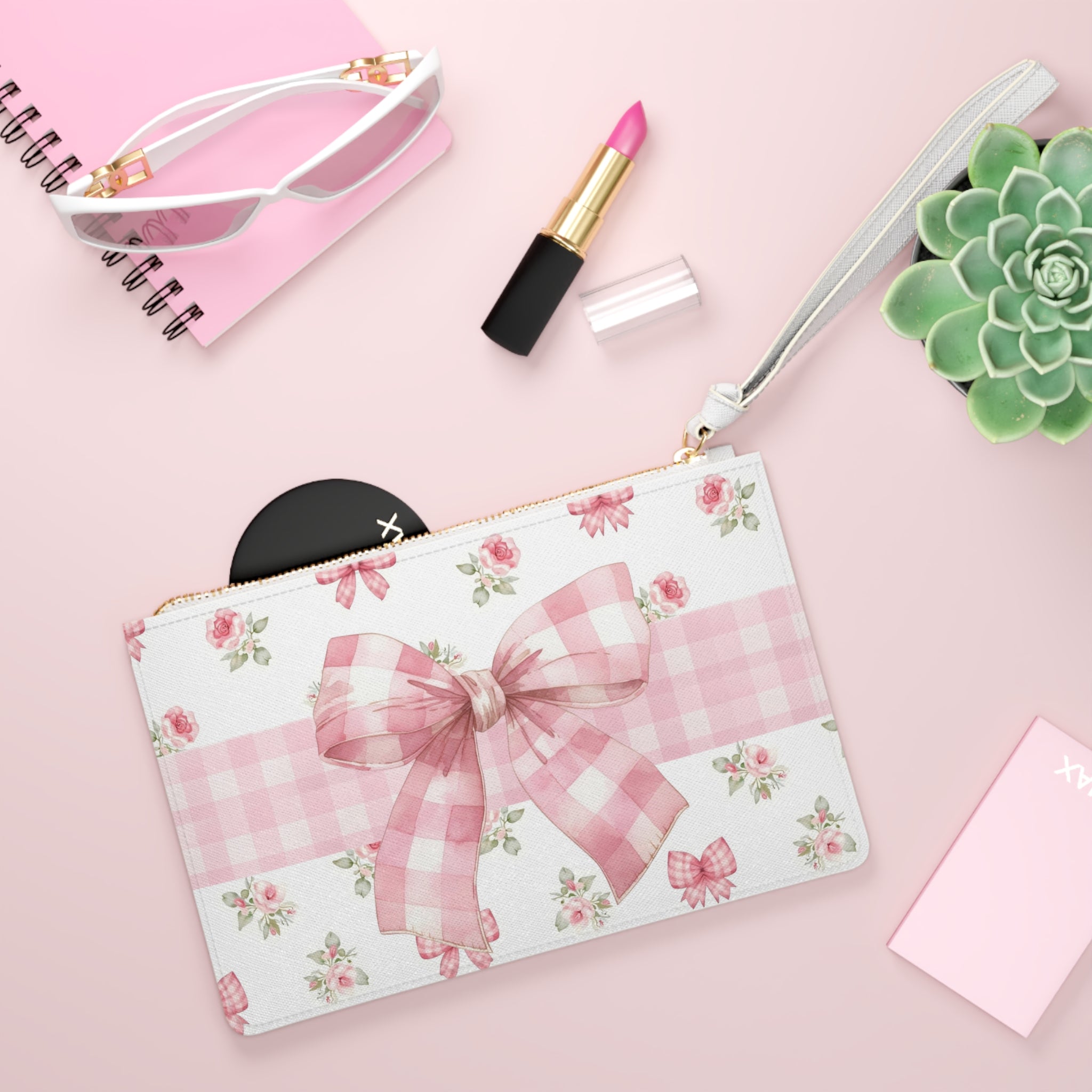 Pretty in Pink Clutch Bag