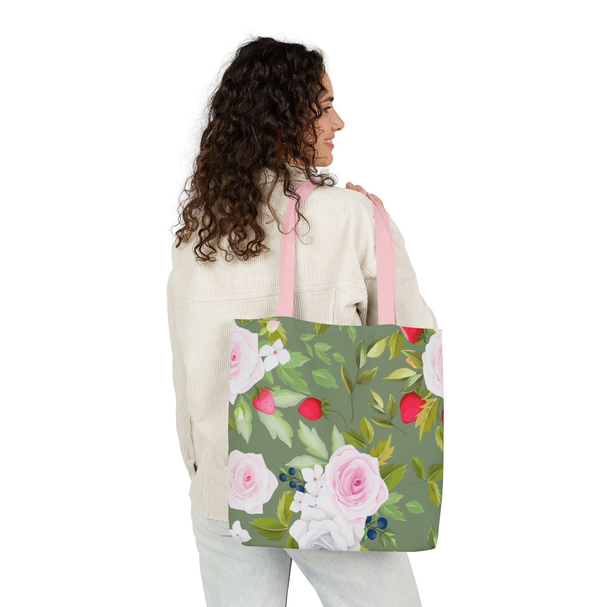 Rose and Berry Tote Bag