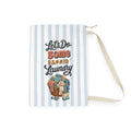 Let's Do Some Laundry Striped Laundry Bag