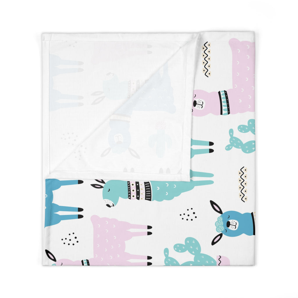 Desert Llama Baby Swaddle Blanket