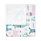 Desert Llama Baby Swaddle Blanket