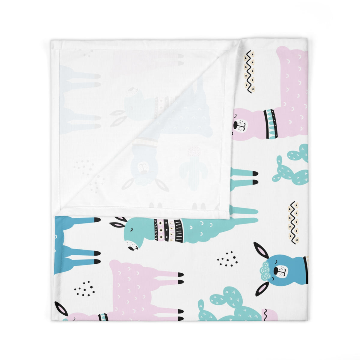 Desert Llama Baby Swaddle Blanket