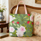 Rose and Berry Tote Bag