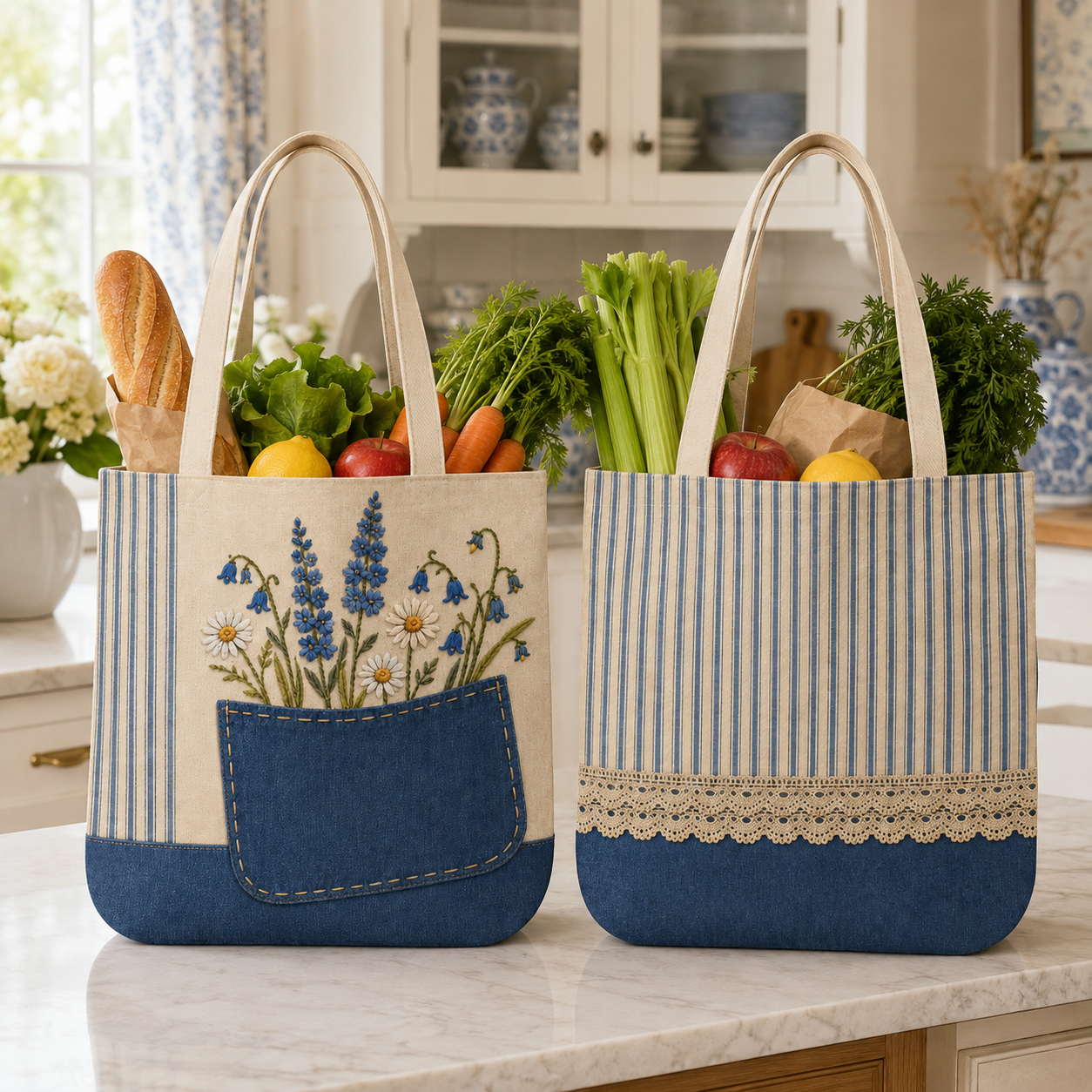 Denim Diva Tote Bag