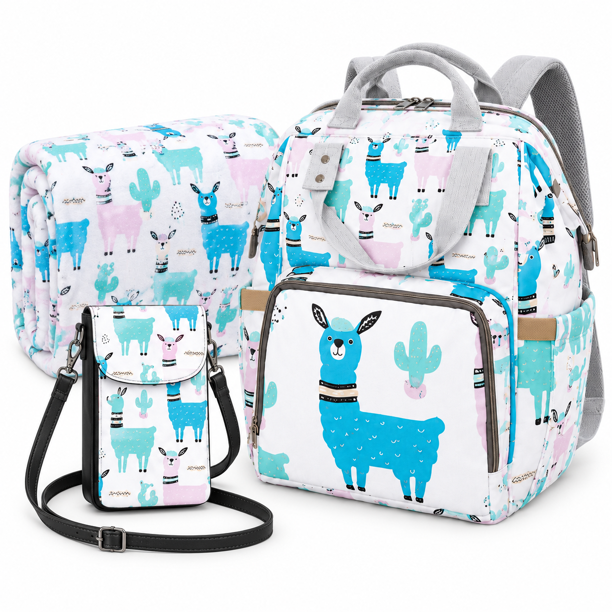 Desert Llama Coordinated Baby Set